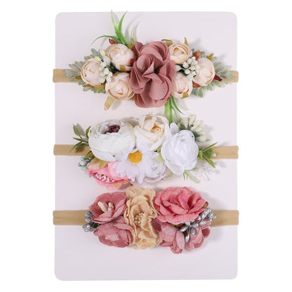 Nylon Fine Hair Band Girls' Headdress Flower