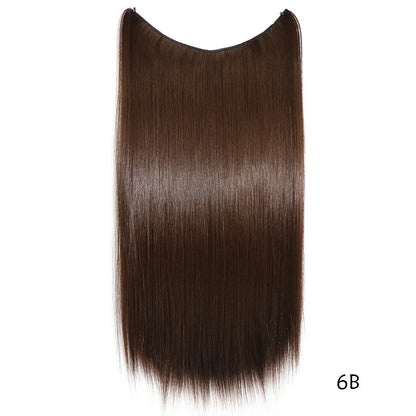22 Inch Invisible Wire Hair Extensions Synthetic