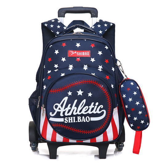 Waterproof Children's Trolley School Bag
