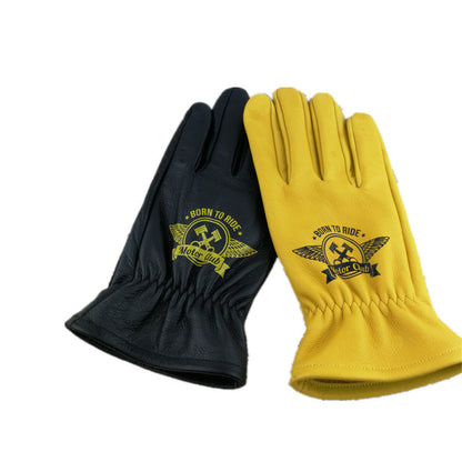 Outdoor Retro Fleece-lined Winter Cycling Gloves