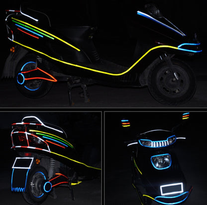 Car and motorcycle bicycle reflective stickers mountain bike luminous stickers dead fly bicycle wheel body sticker