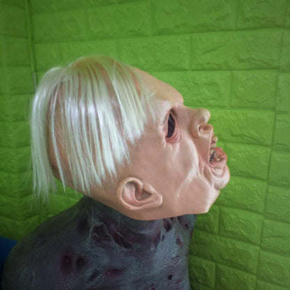 Horror One-Eyed Zombie Joker Mask Halloween