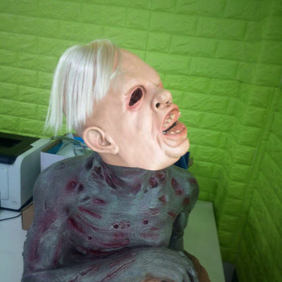 Horror One-Eyed Zombie Joker Mask Halloween