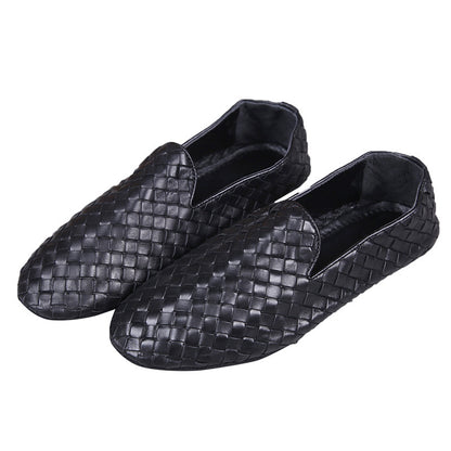 Men's Genuine Leather Doug Shoes Lazy British Korean