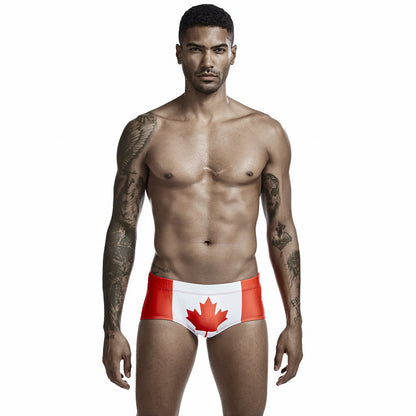 Men's Flag Design Swimming Trunks