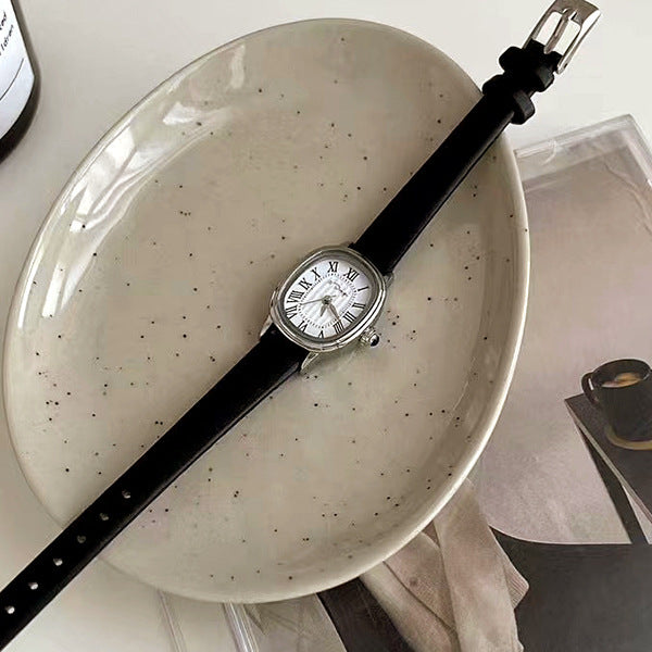 Women's Luxury Retro Roman Leather Watch
