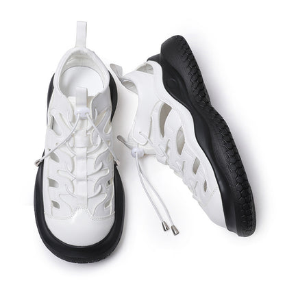 Closed Toe Platform Sports Sandals