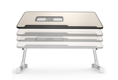 Adjustable Foldable Laptop Desk Stand for Bed and Standing
