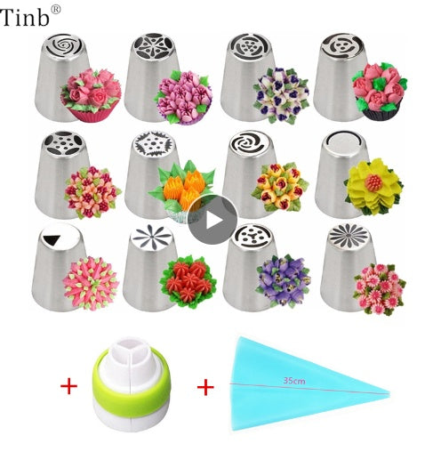 DIY Christmas Cake Decorating Tools Set 30 Pieces
