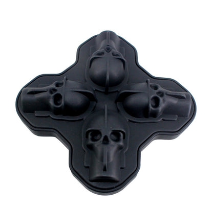 3D Skull Silicone Mold for Ice, Soap, and Chocolate