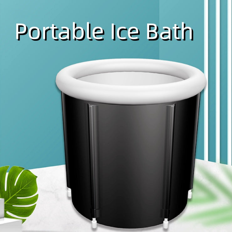 Portable Inflatable Ice Bath Tub Foldable PVC for Recovery