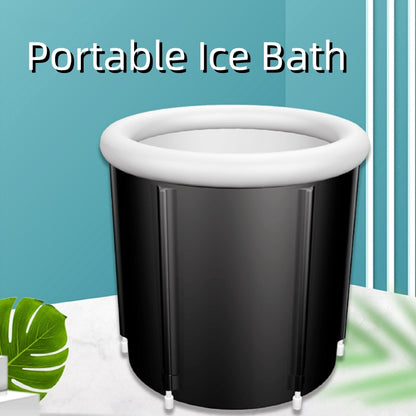Portable Inflatable Ice Bath Tub Foldable PVC for Recovery
