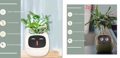 Smart AI Planter with Expressions and Sensors