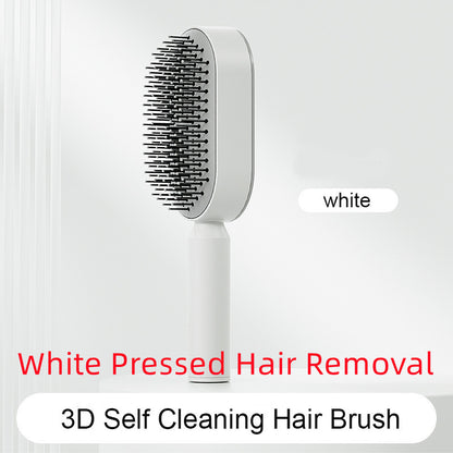 Self Cleaning Hair Brush One-key Airbag Massage