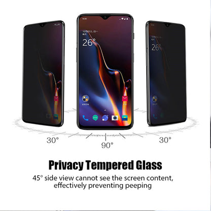 Anti-spy tempered glass for Note 10 Pro 9 8 7 T K30 K40 Pro