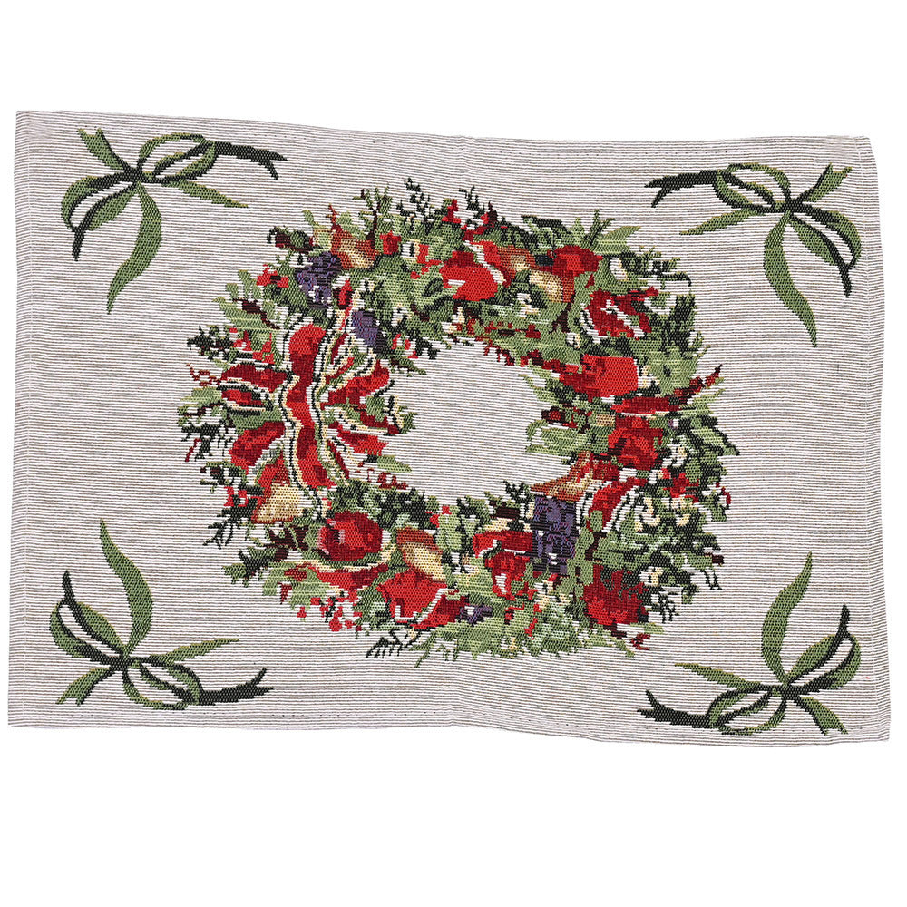 Christmas Knitted Cloth Placemats