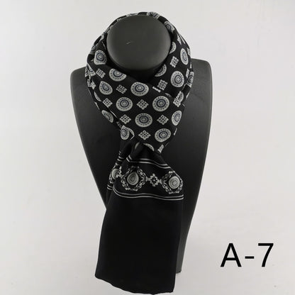 Men's Double Layer Cashmere Washed Warm Scarf