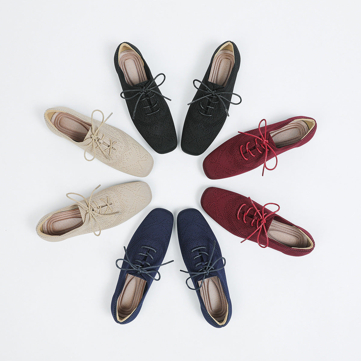 Deep Mouth Brogue Lace-up Leisure Shoes