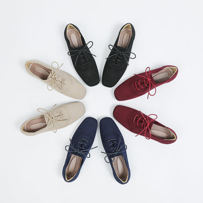 Deep Mouth Brogue Lace-up Leisure Shoes