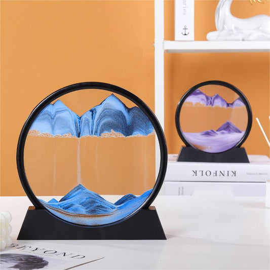 Quicksand Painting Hourglass Glass Decoration Crafts