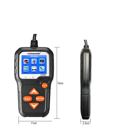 Auto Motorcycle Battery Car Battery Detector