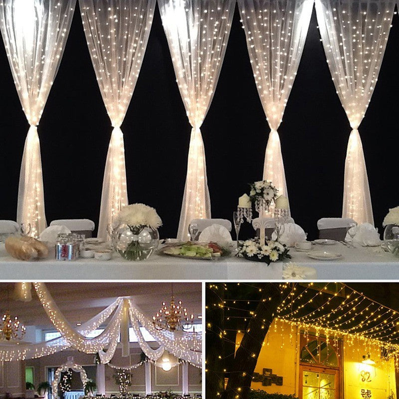 ستائر إضاءة LED لعيد الميلاد