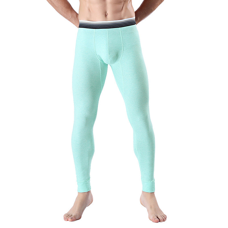 Men's Cropped Cotton Warm Long Johns