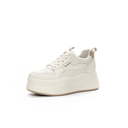 Wedge Platform Thick Bottom Inner Height Increasing Casual Shoes