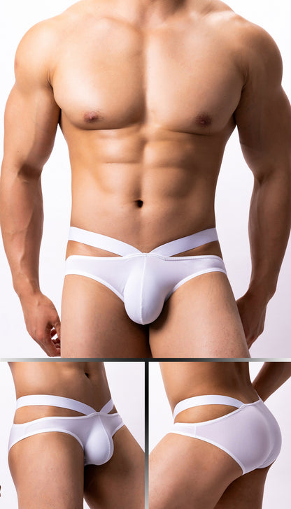 Thin Ice Silk Low Waist Men's Underwear Briefs