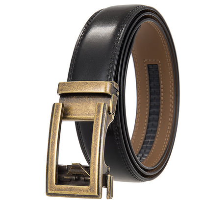 Antique Cowhide Men's Leather Casual Business Belt