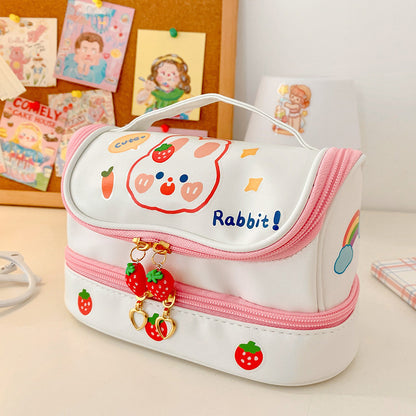 Girls' Multi-layer Pencil Bag With High Appearance And Large Capacity