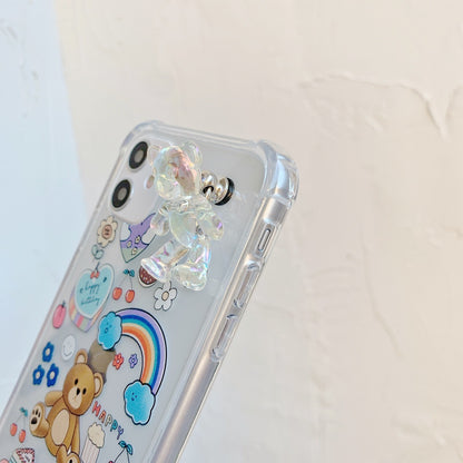Bear Chain Protective Phone Case