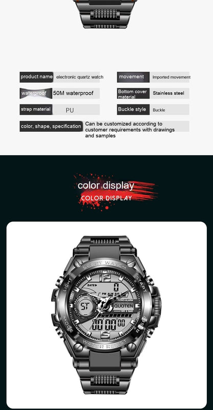 Multi-function Sports Quartz Watch