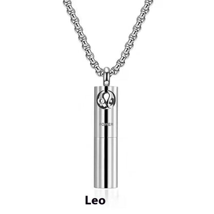Stainless Steel Constellation Perfume Necklace