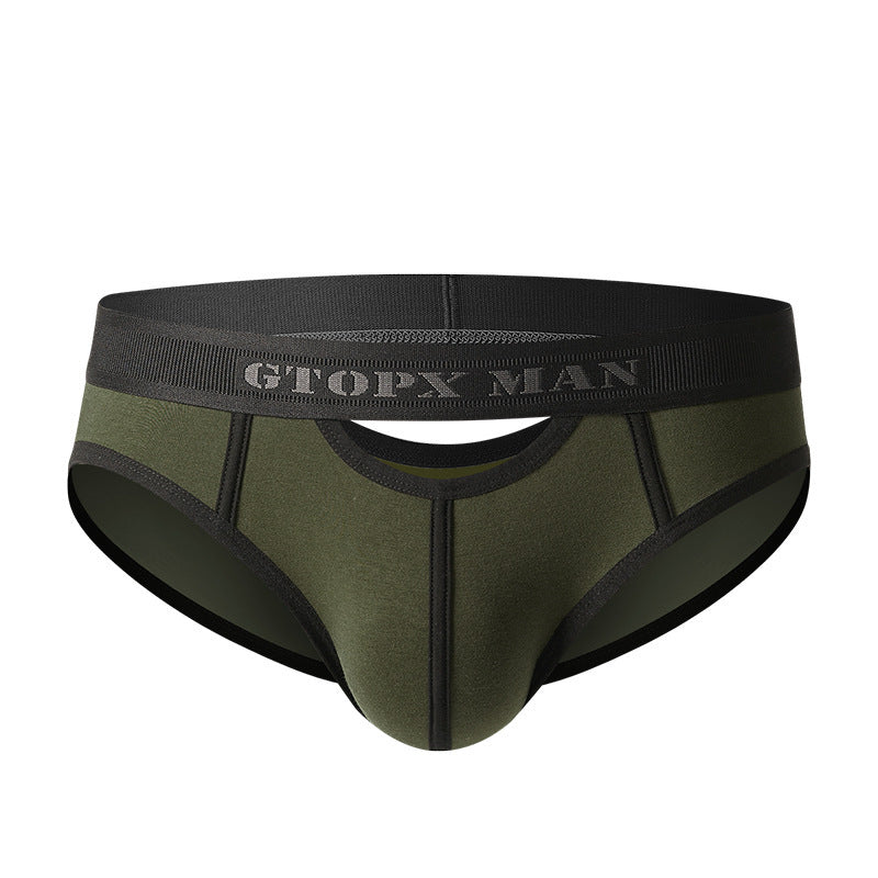 Men's Low Waist Skylight Sexy Briefs