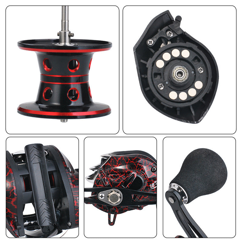 Baitcasting Fishing Reel with Magnetic Brake - Carp Pesca