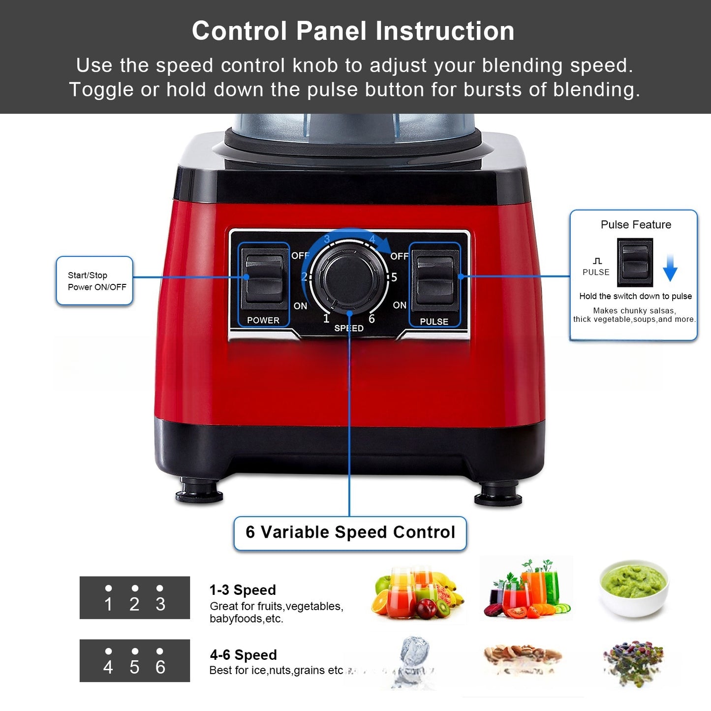 High Power Commercial Blender