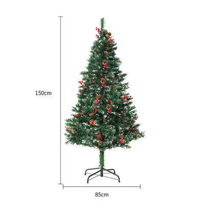PVC Snow Christmas Tree Decor