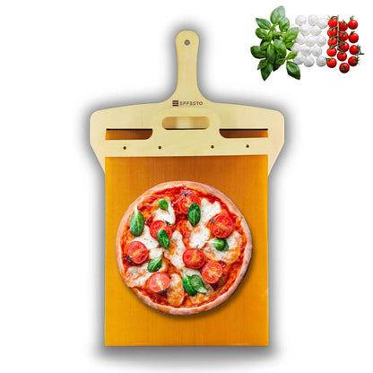 Sliding Pizza Shovel Non-Stick Cutting Board