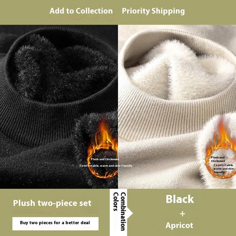 Men's Half High Neck Slim Fit Sweater