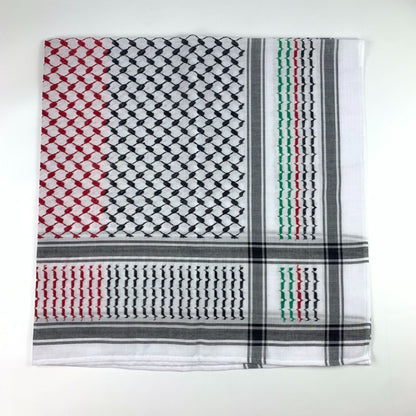 Keffiyeh Jacquard Square Scarf Men Dubai Saudi Arabia