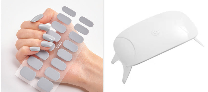 Waterproof Long Lasting Nail Stickers Letter Color