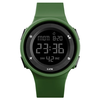 Outdoor Sports Silicone Band Couple Electronic Watch