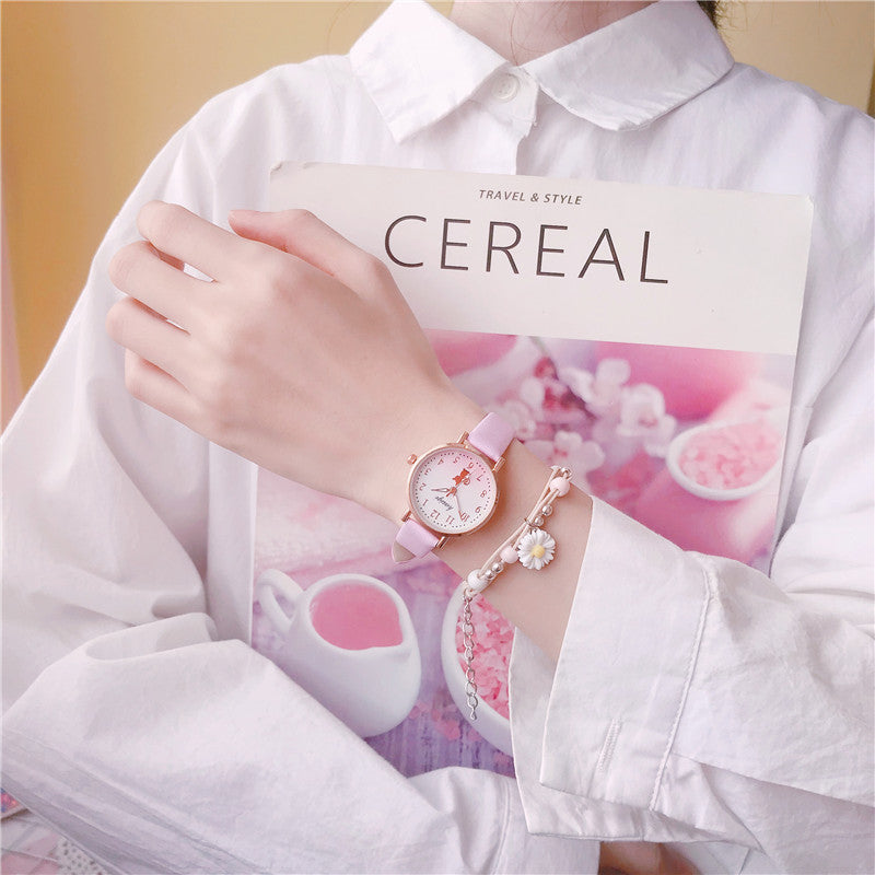 College Style Simple Wild Forest Children's Watch