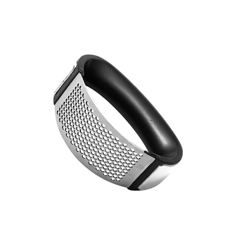 Stainless Steel Garlic Press with Peeler and Scraper