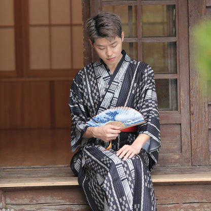 Japanese Kimono Male Samurai Costume