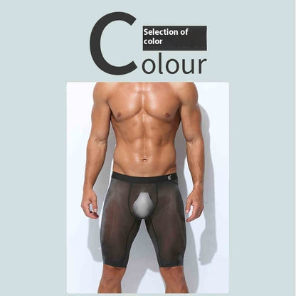 Plus Size Ice Mesh Sports Underwear