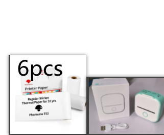 Mini Portable Thermal Label Printer - Ideal for Students and Price Tags