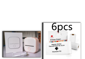 Mini Portable Thermal Label Printer - Ideal for Students and Price Tags