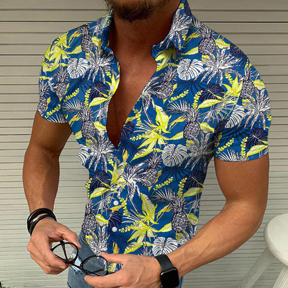 Men's 3D Printed Casual Summer Beach Shirt